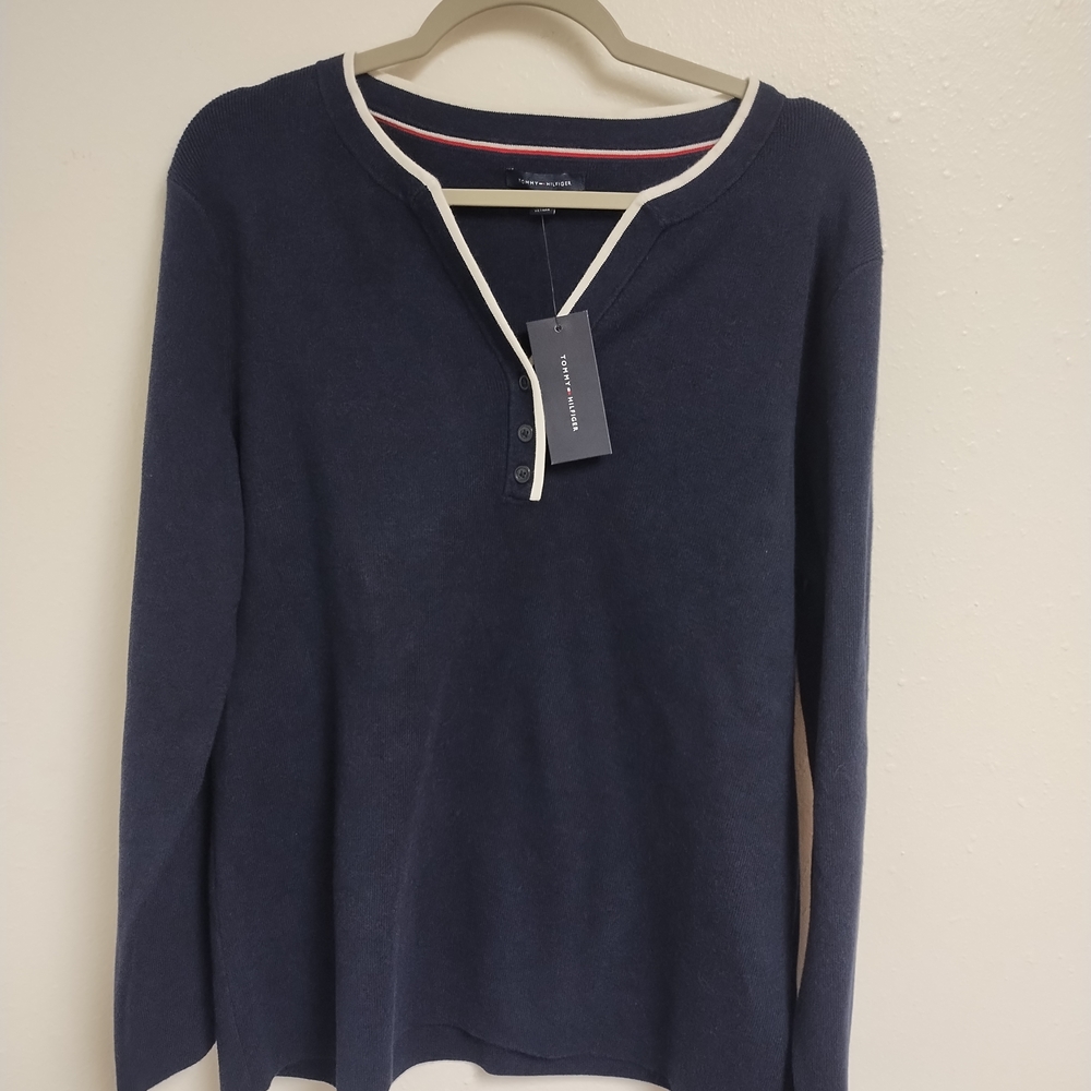 Tommy Hilfiger XXL Navy Sweater NWT